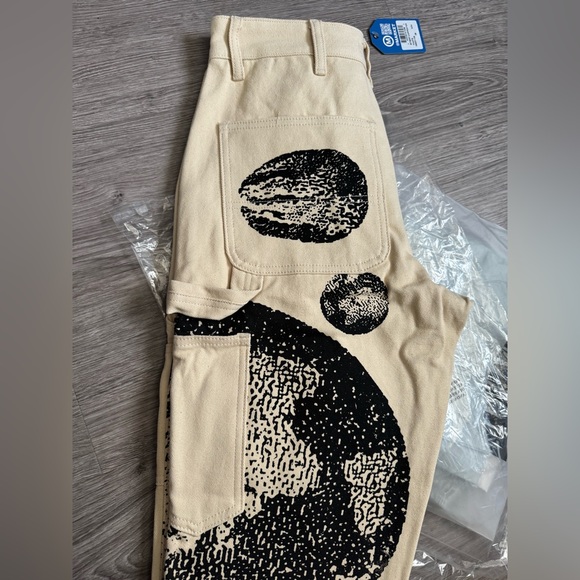 Mens Market Bitmap Carpenter Pants - Picture 11 of 13